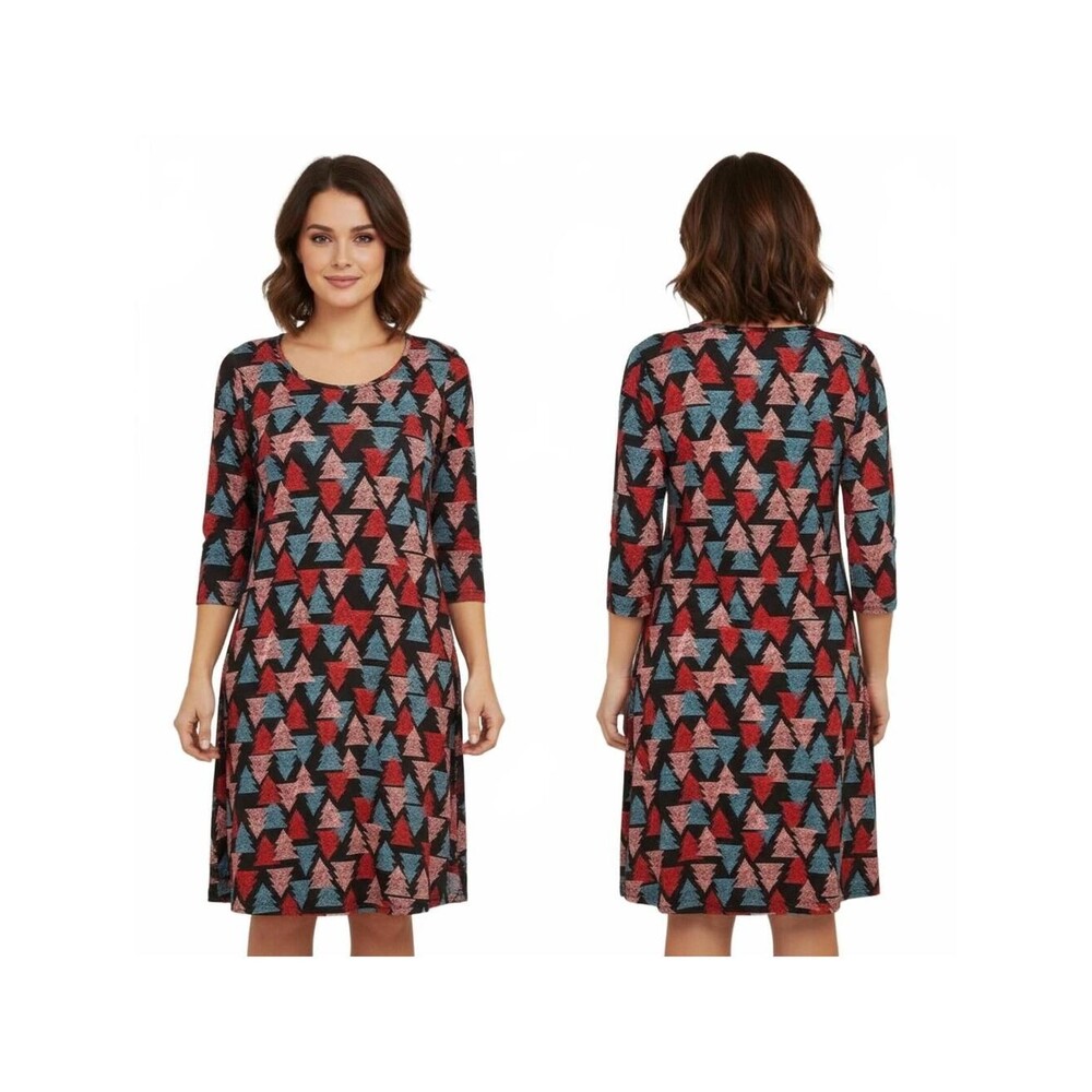 Celebrate Together Dress Midi Print
